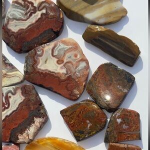 Worry stones aka Pocket stones Cabochons polished crystal’s